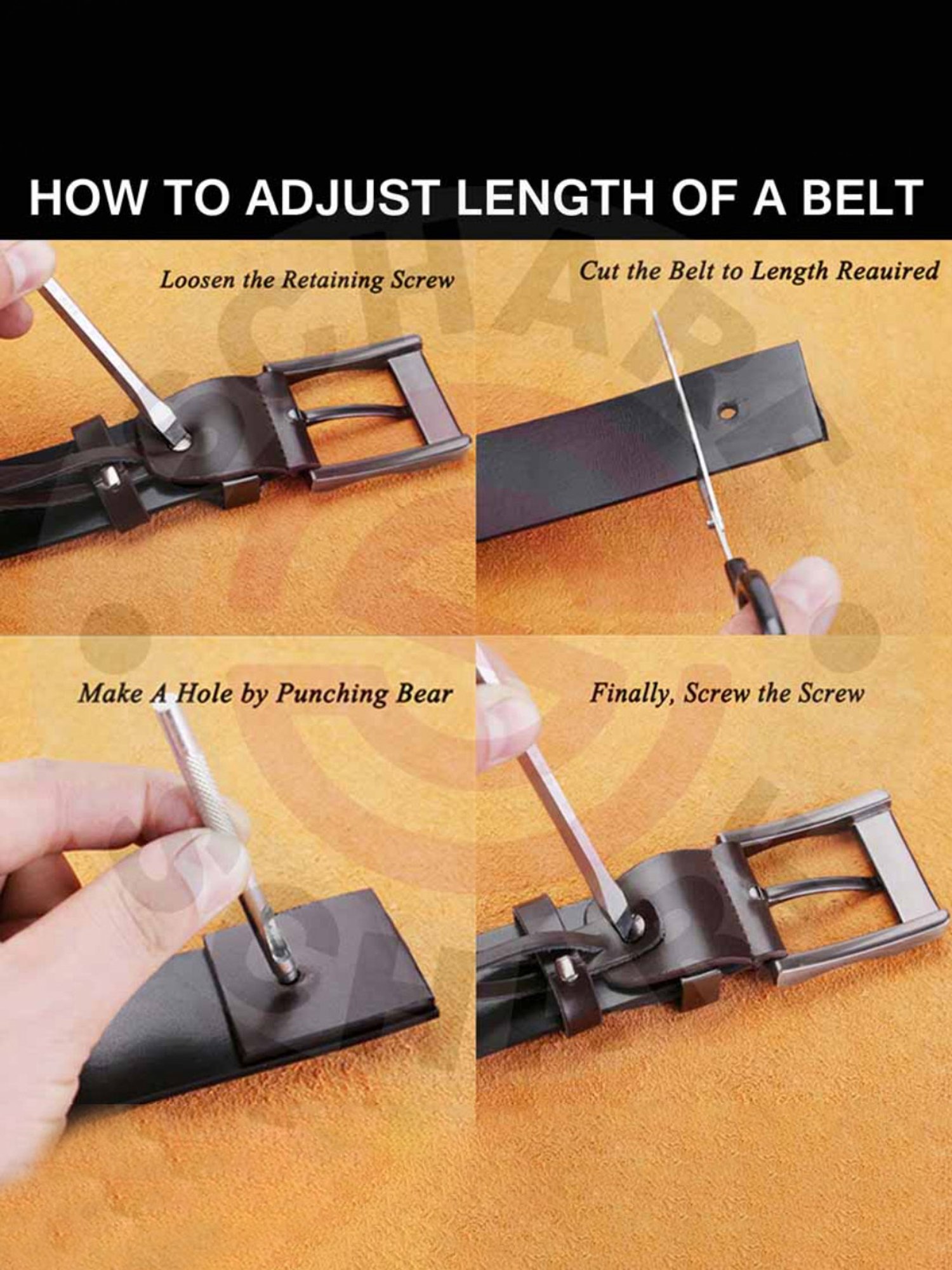 SCHARF Multicolor Twister Canvas Leather Casual Belt for Men