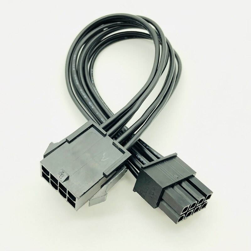 8Pin CPU Power Cable 8 Pin PCI-E to 8 Pin ATX EPS Male to Female PSU Motherboard Power Supply Extension Adapter Cable 20cm 18AWG