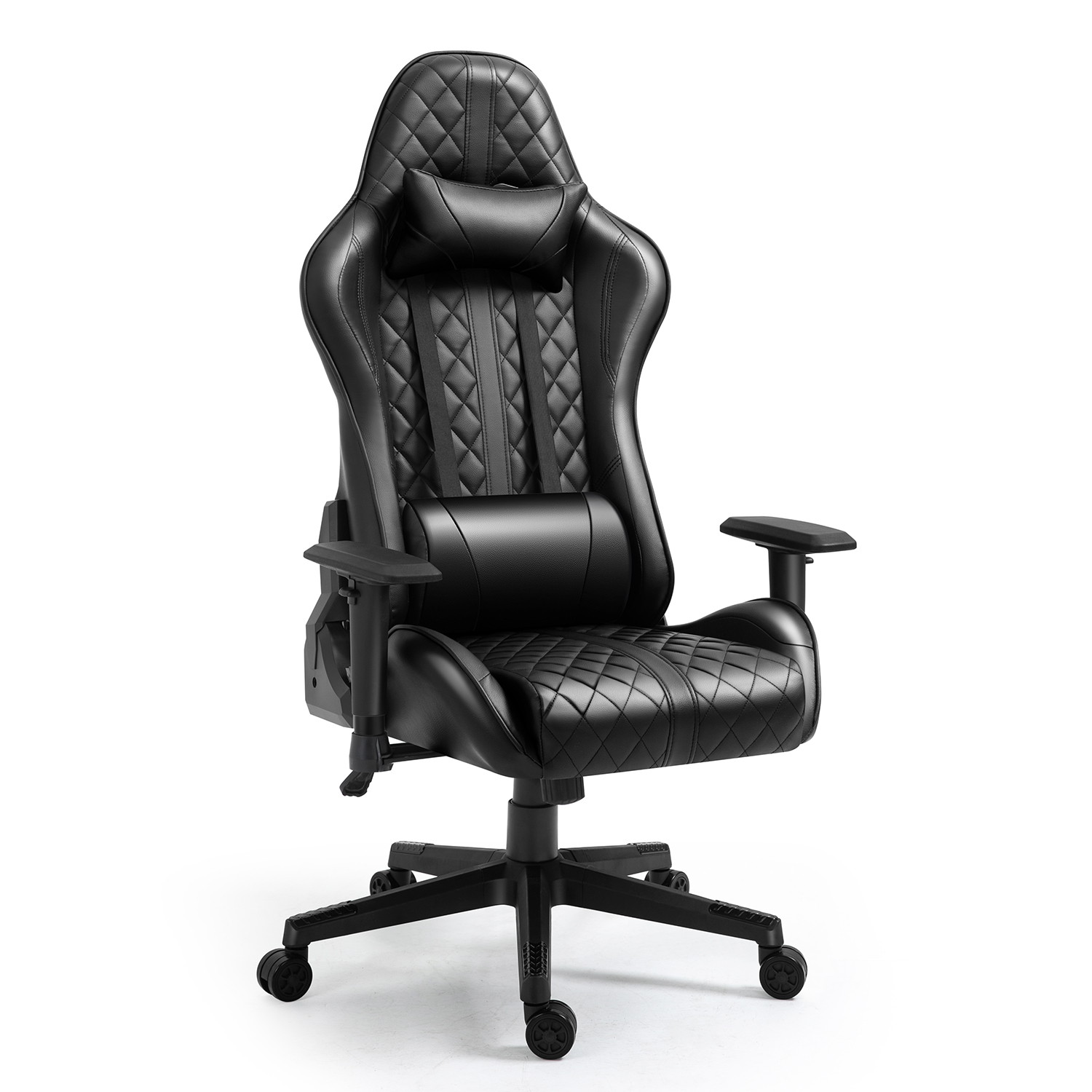 AMINITURE Gaming Chairs High Back Ergonomic Office Chair Racing Video Game Chair with Adjustable Armrests Headrest and Lumbar Pillow E-Sports Chair