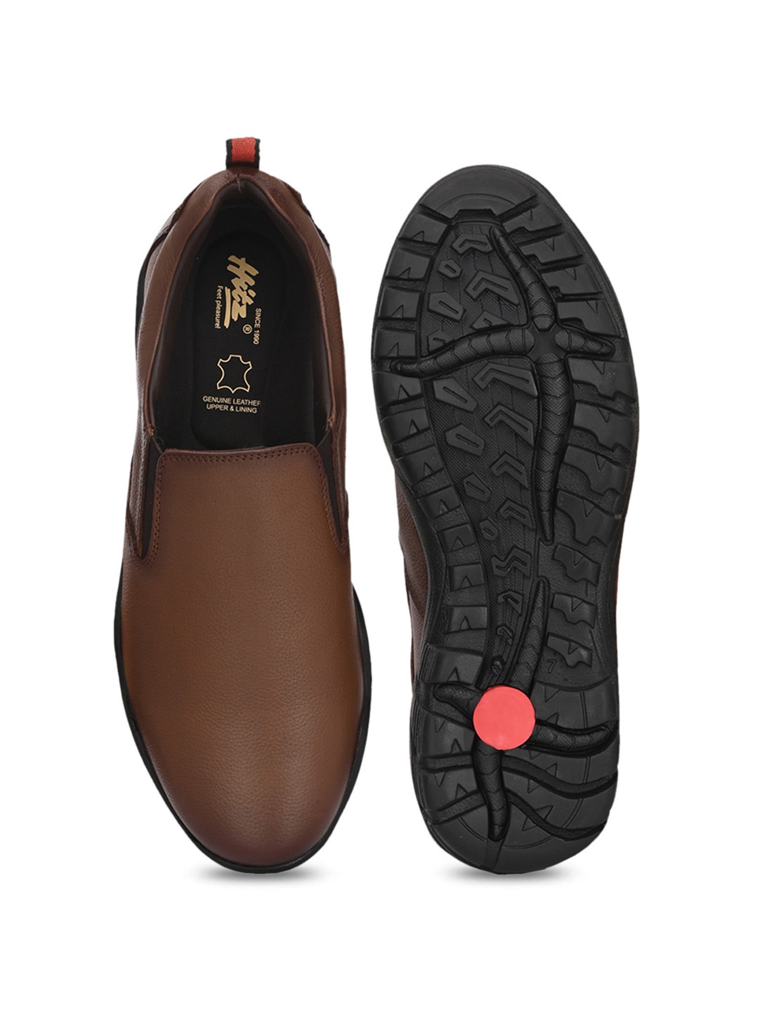 Hitz Men's Tan Casual Loafers