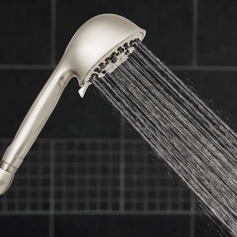 7 Mode Power Pulse Hand Held Single Shower Head Brushed Nickel - Waterpik