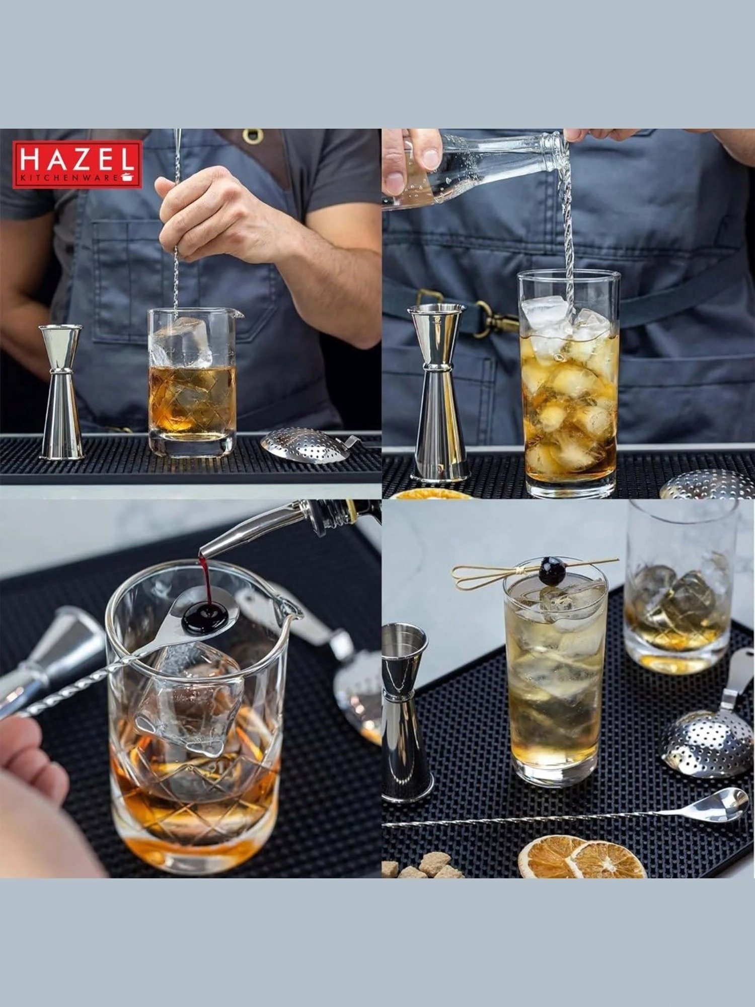 JOSEPH JOSEPH Silver & Green Steel 30.5 cm Elevate Tong - Set of 1