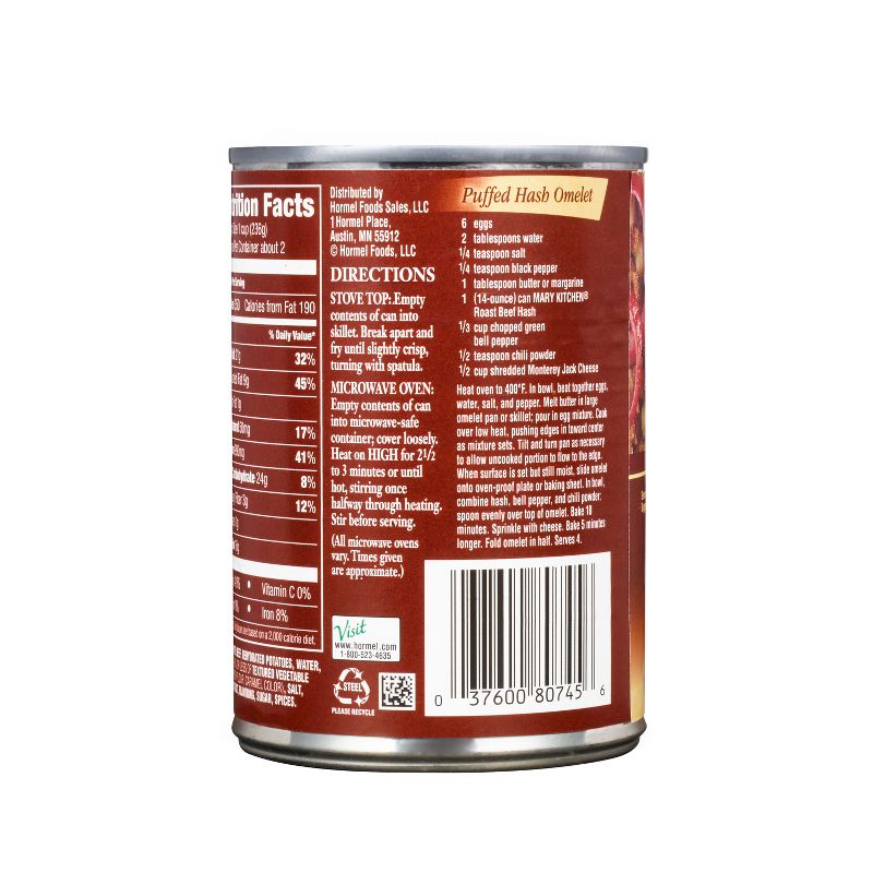Hormel Mary Kitchen Roast Beef Hash - 15oz