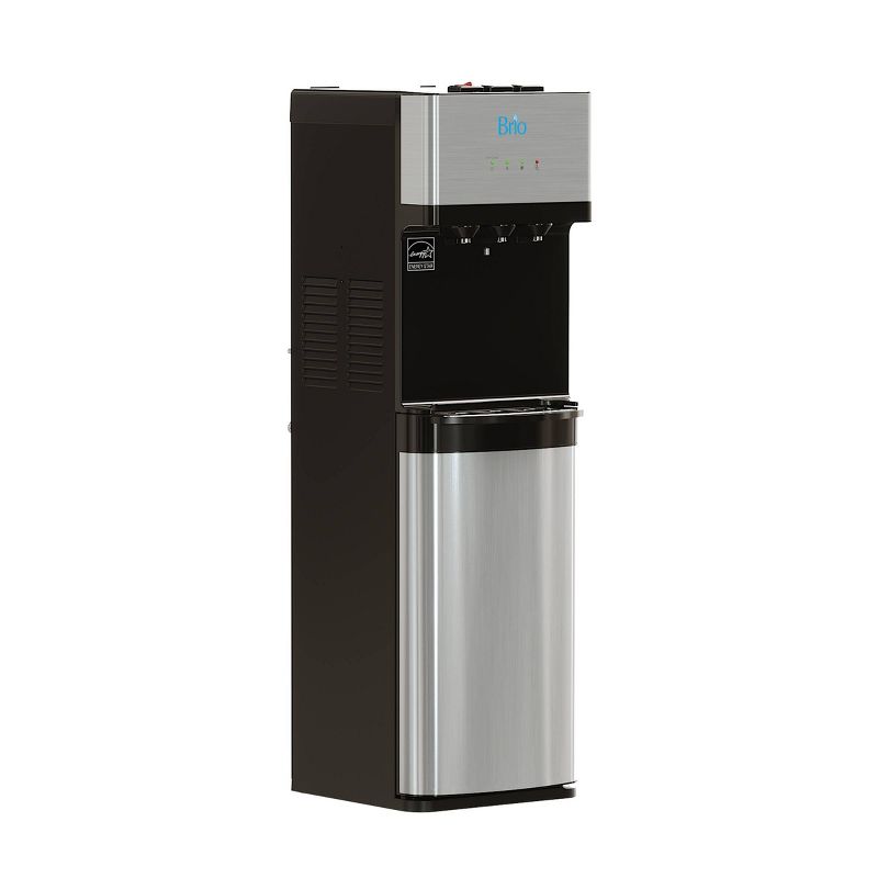 Brio Stainless Steel Self Cleaning Bottleless Water Cooler Dispenser with 3 Temp Settings