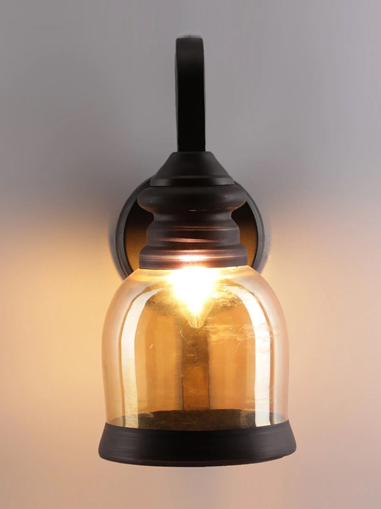 DecorativeRay Copper & Black Wall Light - Set of 1