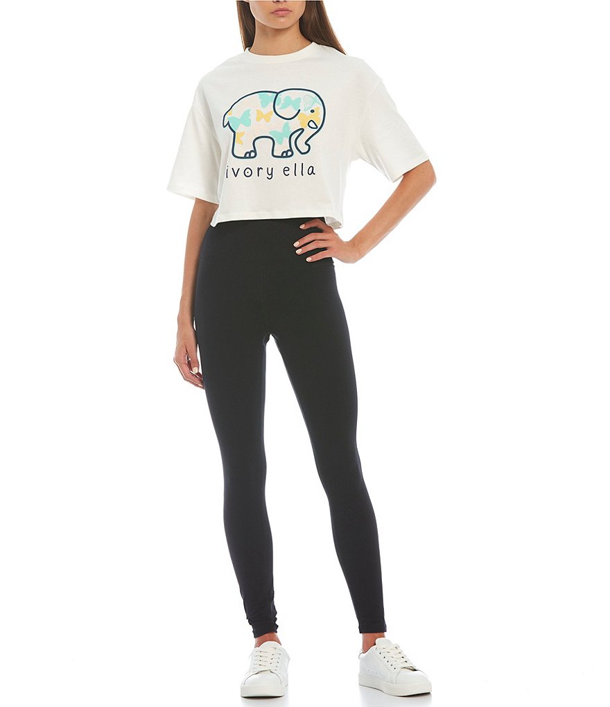 Ivory Ella Short-Sleeve Graphic Tee