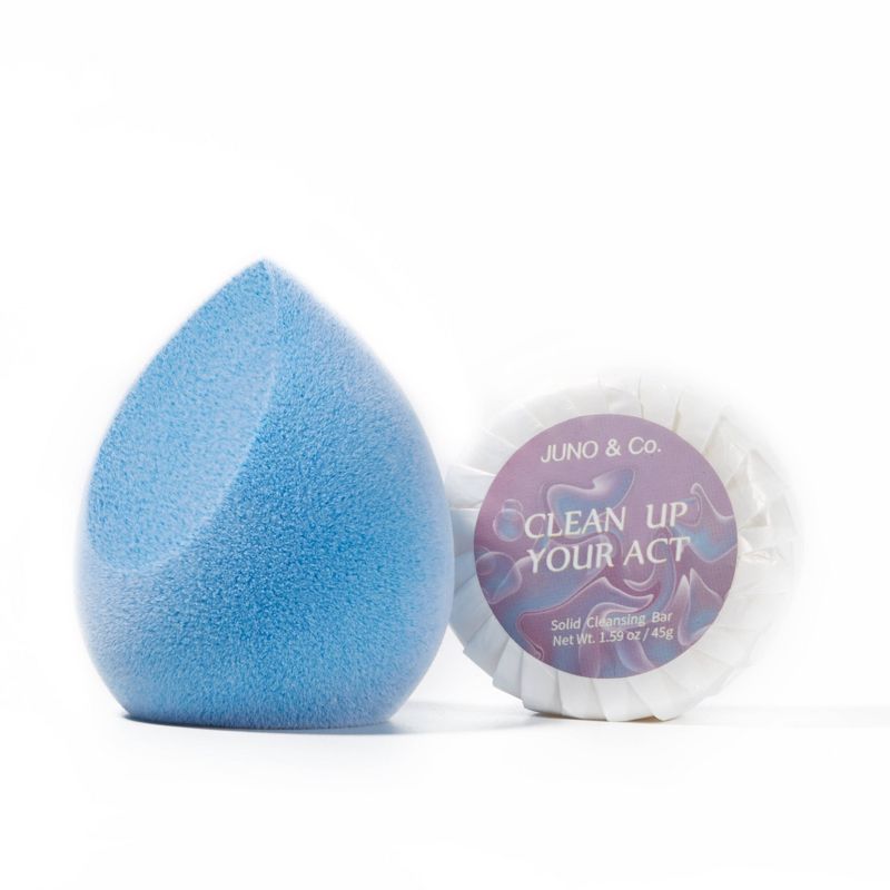 JUNO & Co. Velvet Sponge and Soap Bundle