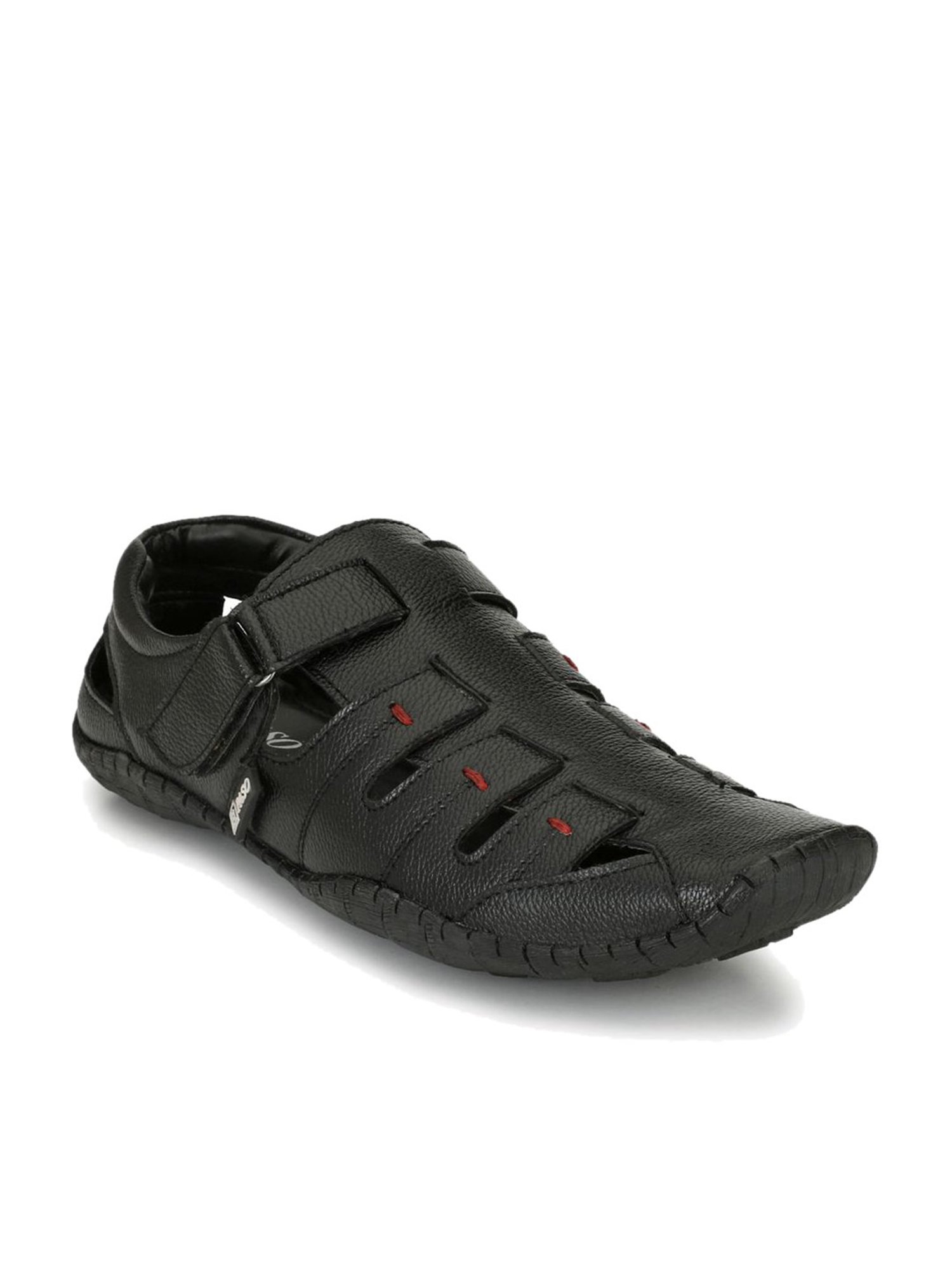 El Paso Black Fisherman Sandals