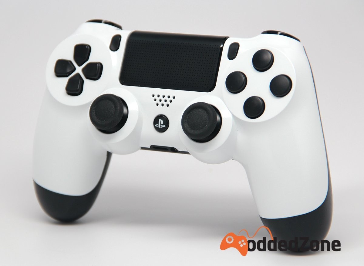 White/Black Ps4 Modded Controller