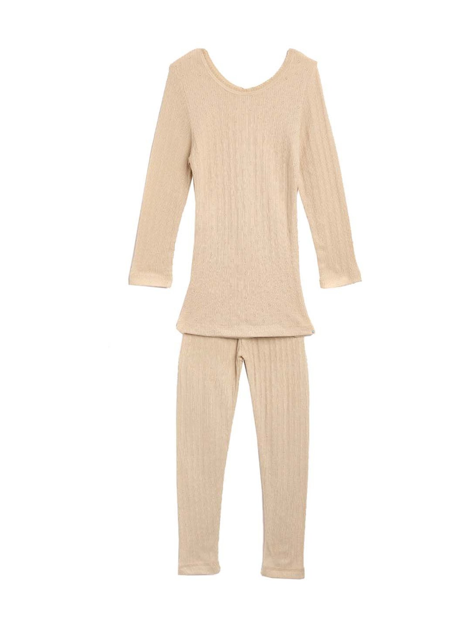 Kanvin Kids Skin Regular Fit Thermal Top & Pants Set