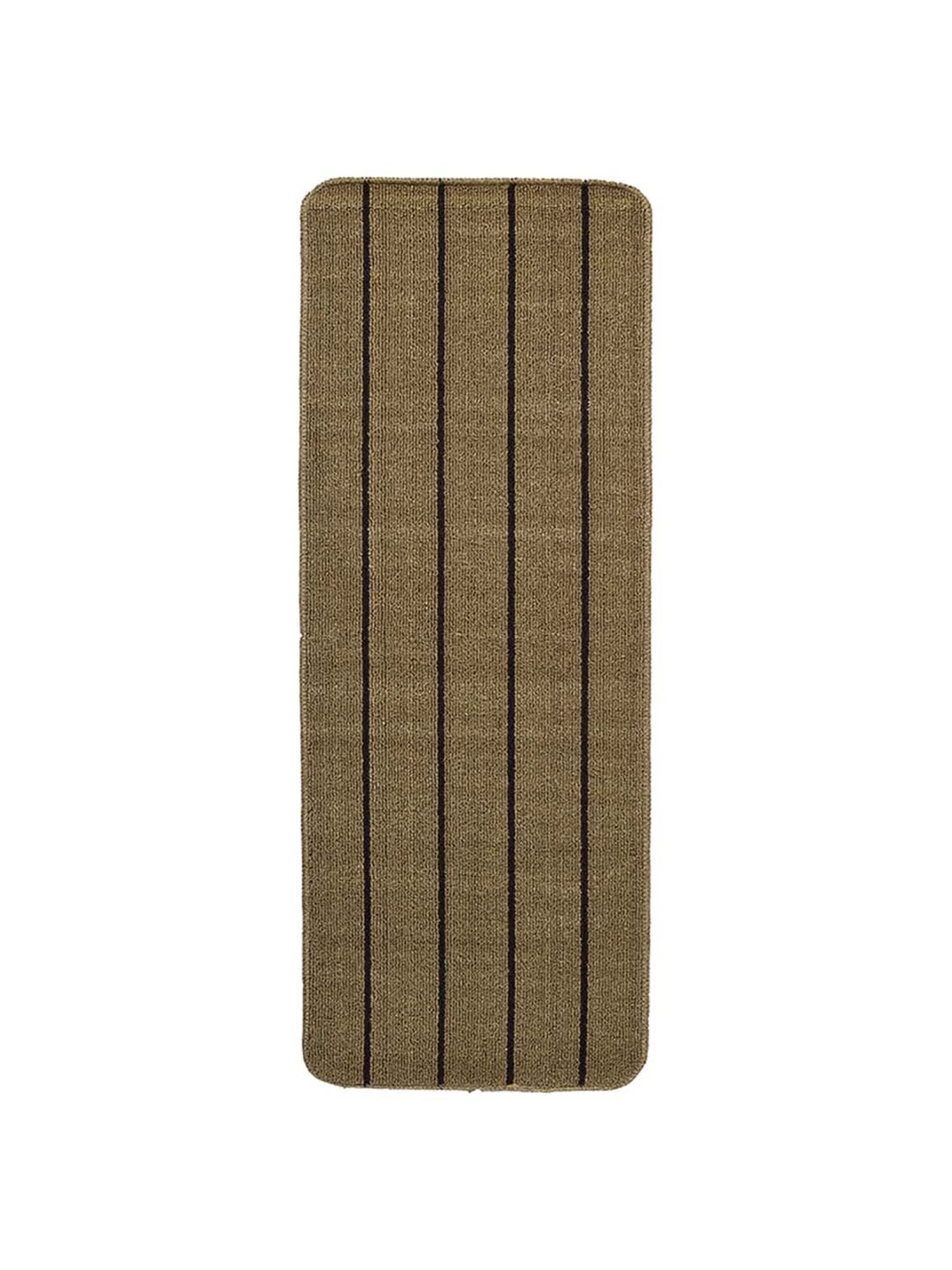 Saral Home Mustard Anti Slip Kitchen Runner - Set of 1