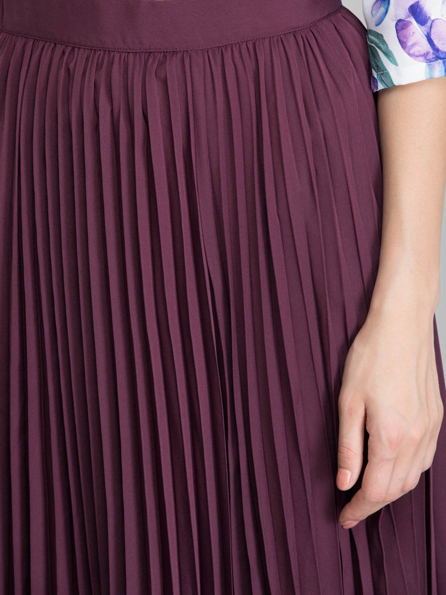 Belle Fille White Floral Print Skirt