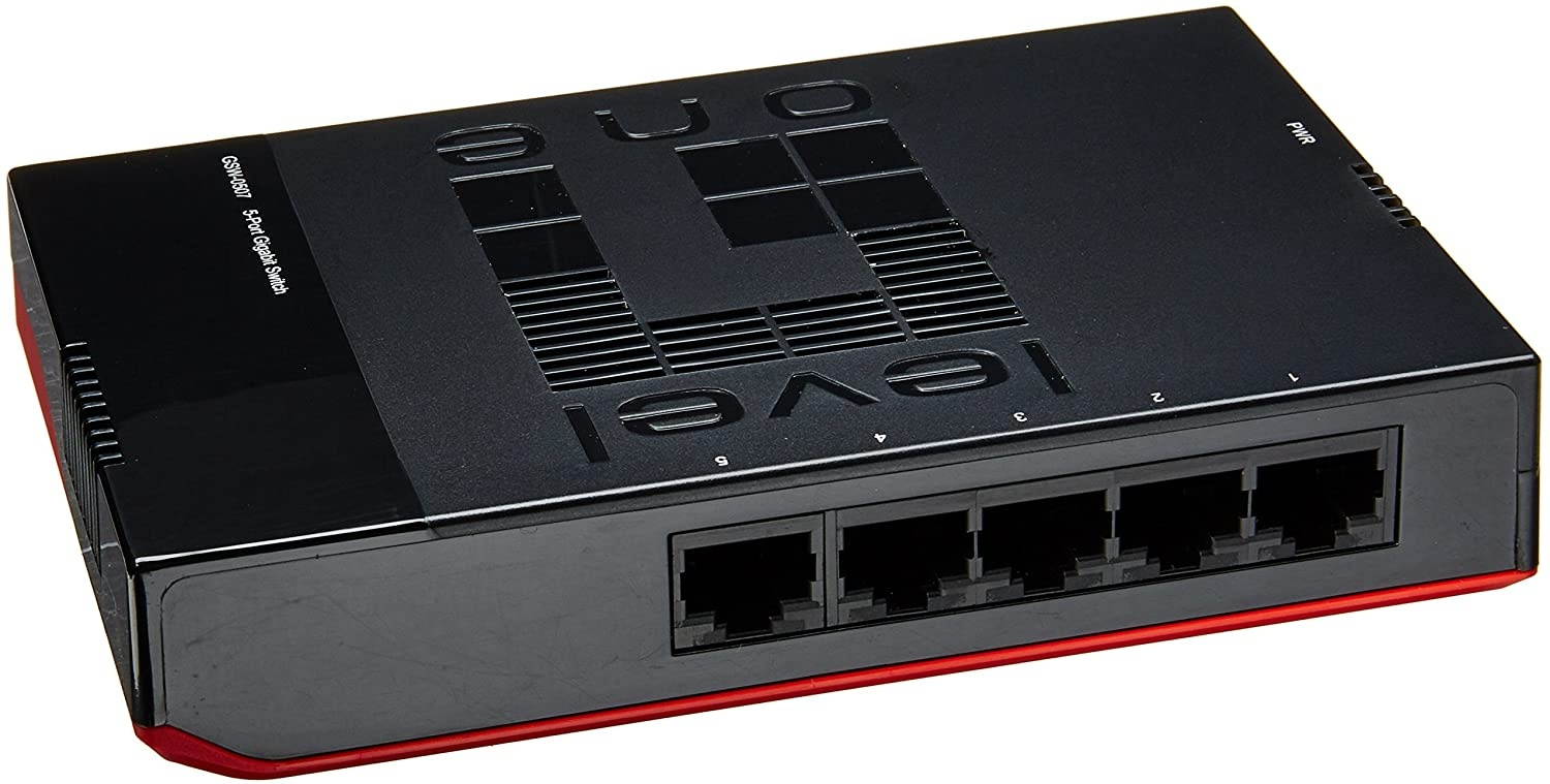 LevelOne 5-Port Gigabit Desktop/Wall Mountable Switch(GSW-0507)