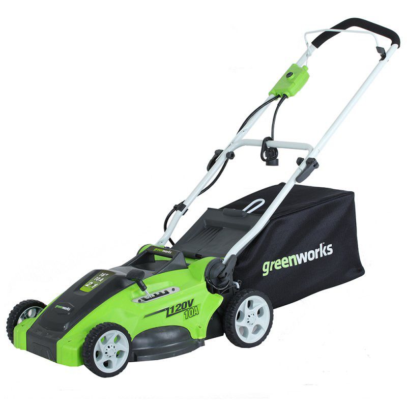 Sun Joe 14" 28 Volts Cordless Lawn Mower - Green