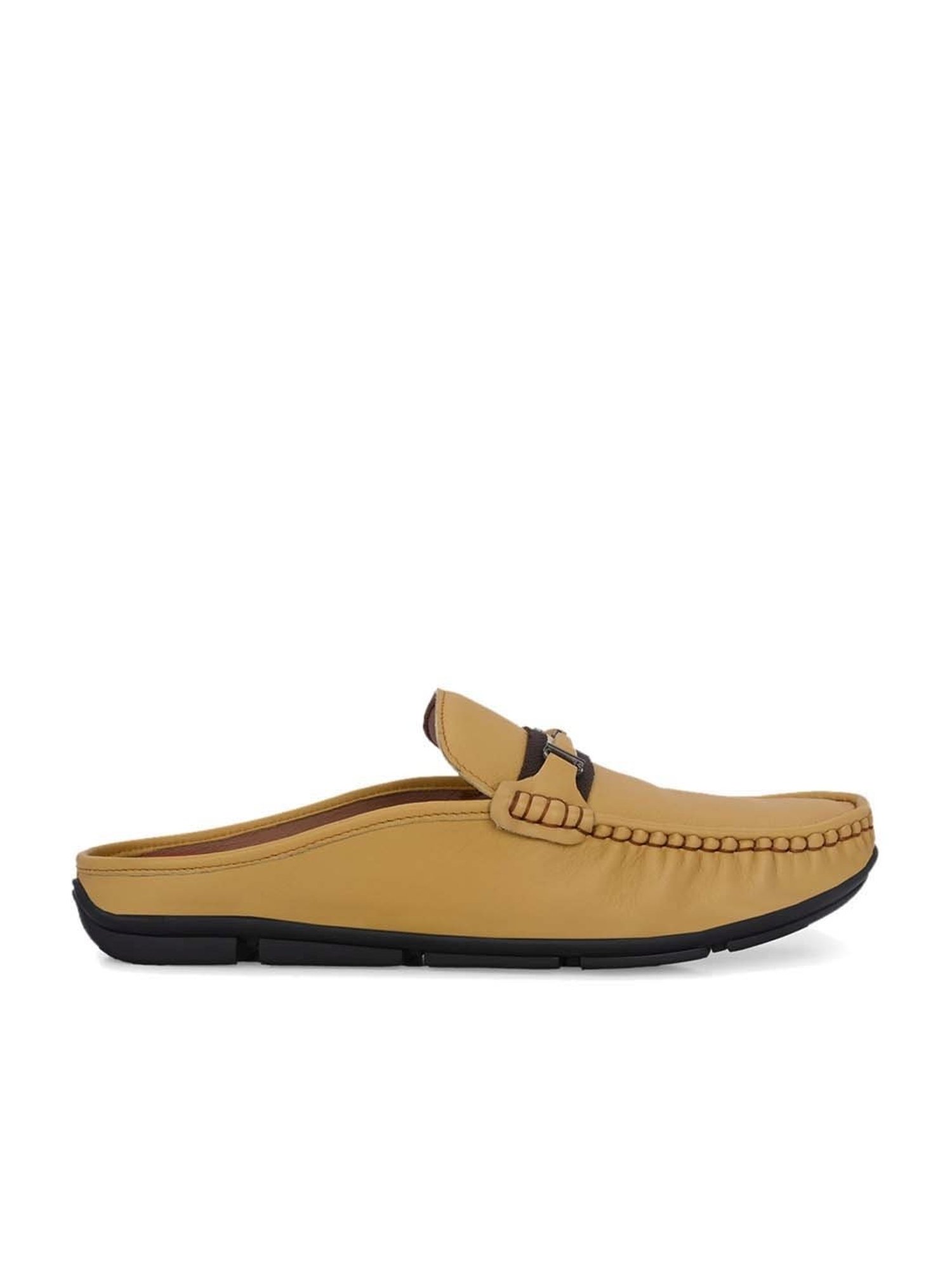 Hitz Men's Yellow Mule Shoes