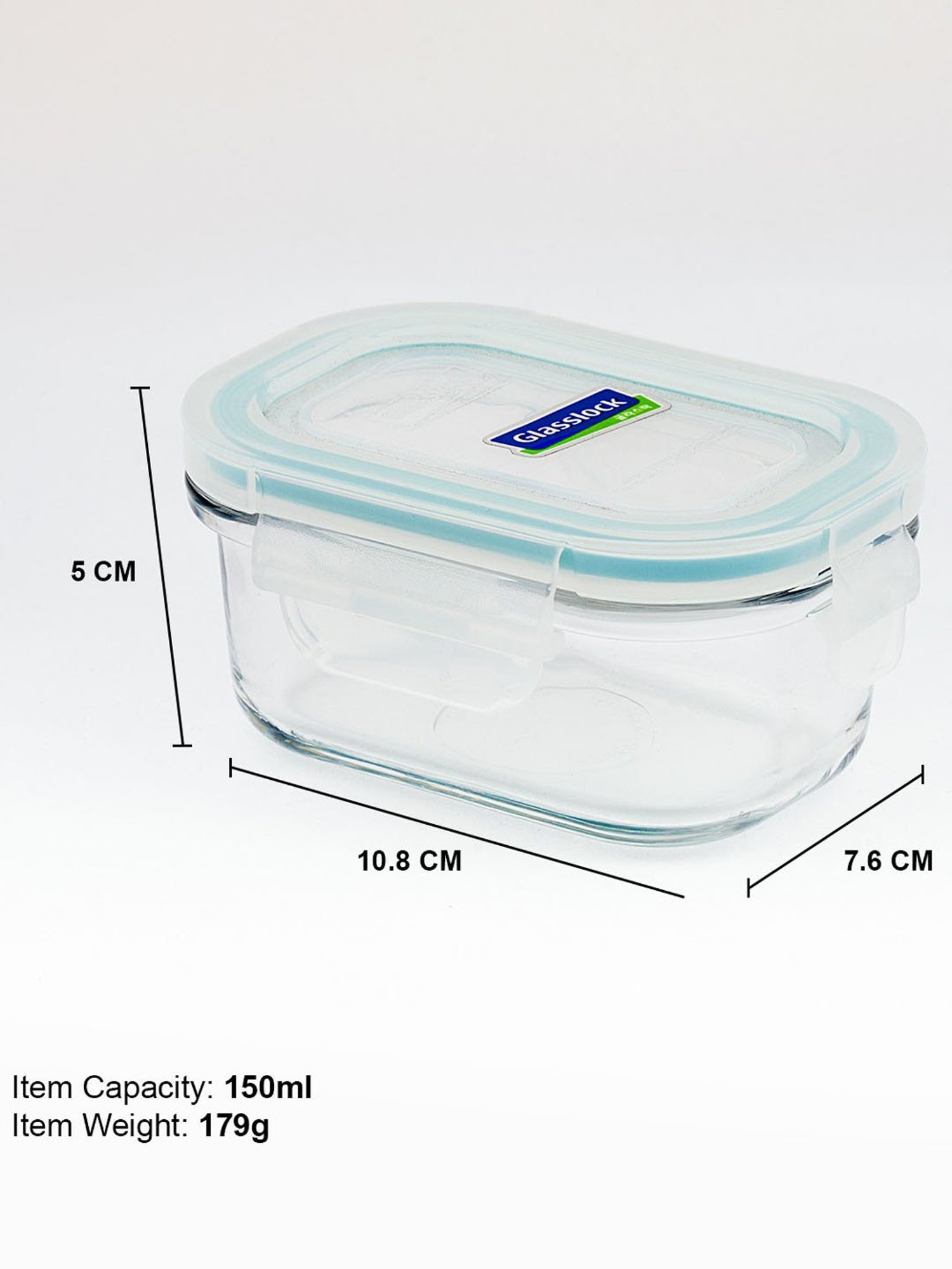 Glasslock Transparent Glass 150 ml Jars and Container