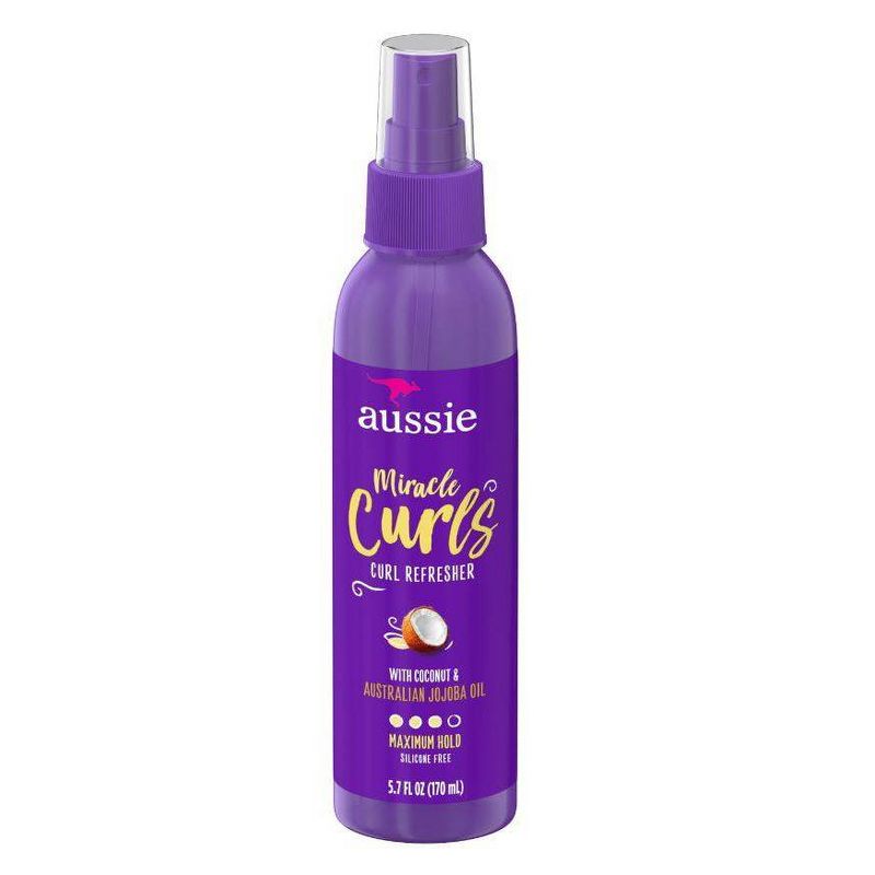 Aussie Miracle Curls Refresher Spray Gel - 5.7 fl oz