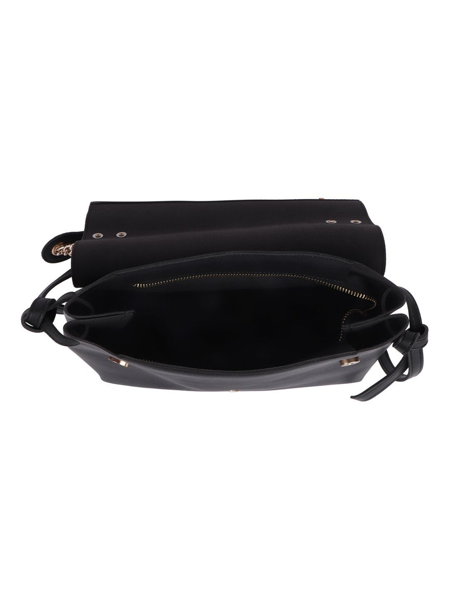 Horra Black Medium Shoulder Bag