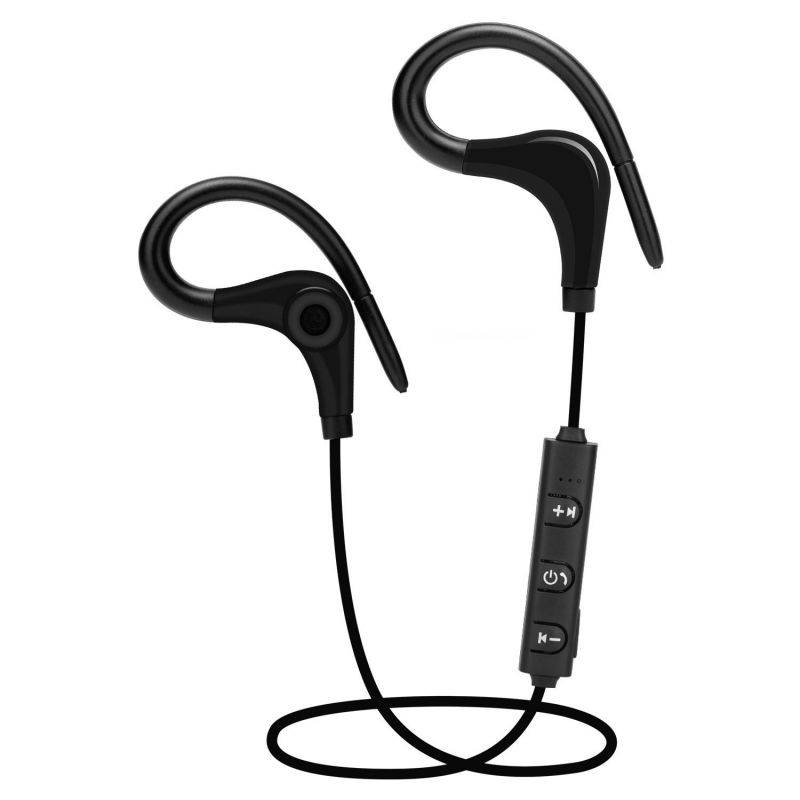 LEORY Bluetooth 4.1 Earphone Sport Running Wireless earphone With Microphone Auriculares Black - Black