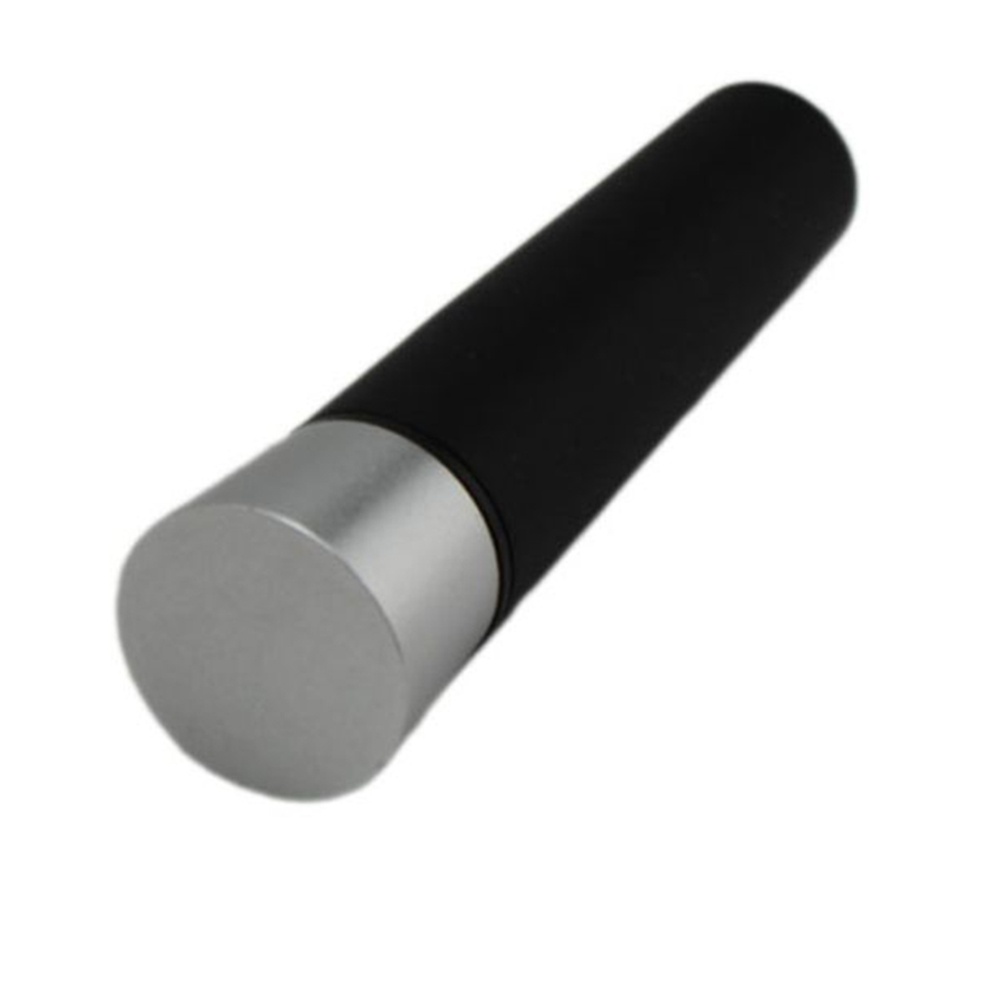 1 Pc Aluminum Head Silicone Red Wine Stopper Vacuum Wine Preservation Plug Reusable Champagne Saver Cap Wine Bottle Pour Spout Stopper Bar Accessories (Silver)