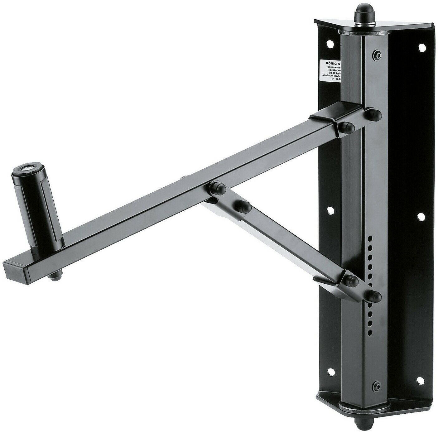 K&M 24120 Speaker Wall Mount, Black