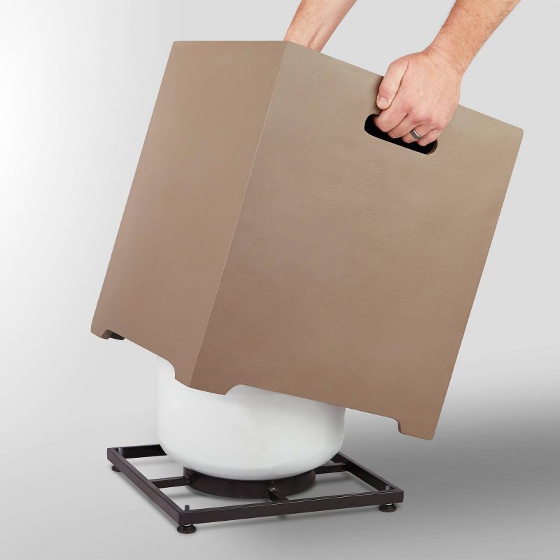 Scottsdale Tank Cover Beige - Real Flame