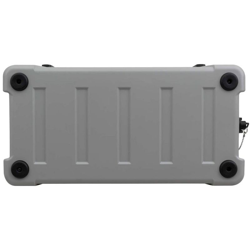 Driftsun 75 Quart Heavy Duty Rotomolded Cooler Thermoplastic UV Resistant Portable Insulated Hardside Ice Chest, Grey