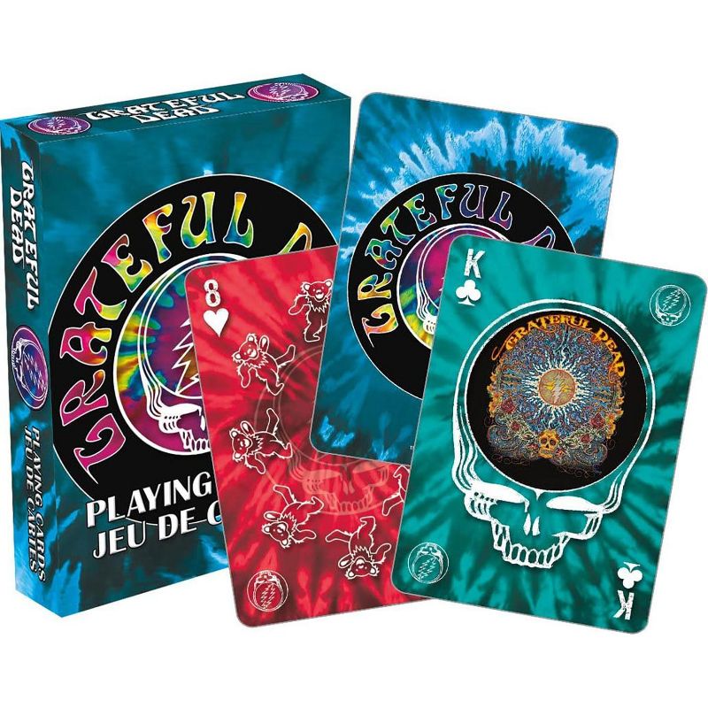 NMR Distribution Grateful Dead Tie Dye Playing Cards | 52 Card Deck + 2 Jokers