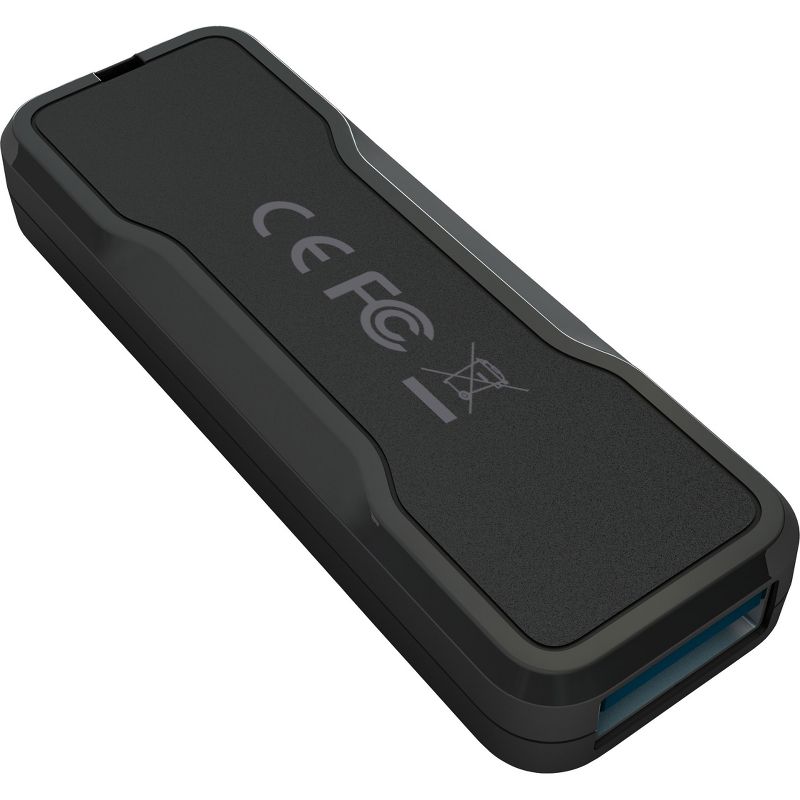 V7 32GB USB 3.1 Flash Drive - With Retractable USB Connector - 32 GB - USB 3.1 - 120 MB/s Read Speed - 15 MB/s Write Speed - Black - 5 Year Warranty