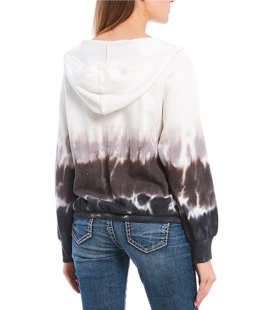 Love On A Hanger Tie-Dye Banded Hoodie