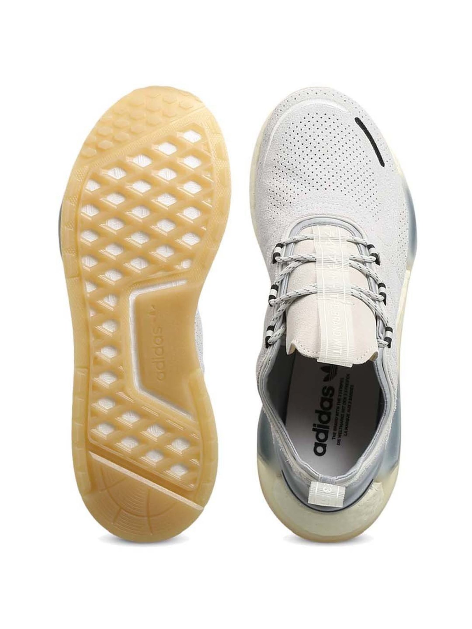 Adidas Originals Men's NMD_R1 V3 Off White Casual Sneakers