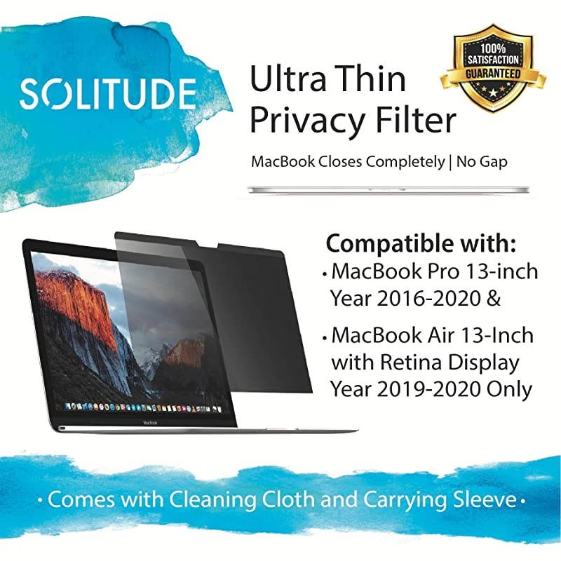 Screens Magnetic Privacy Screen MacBook Pro 13 inchSlimmest on MarketCloses Fully DualSided AntiGlare MacBook Pro 13 inch Screen ProtectorPrivacy Screen MacBook Pro 13 inch Laptop Screen 13 MacBook P