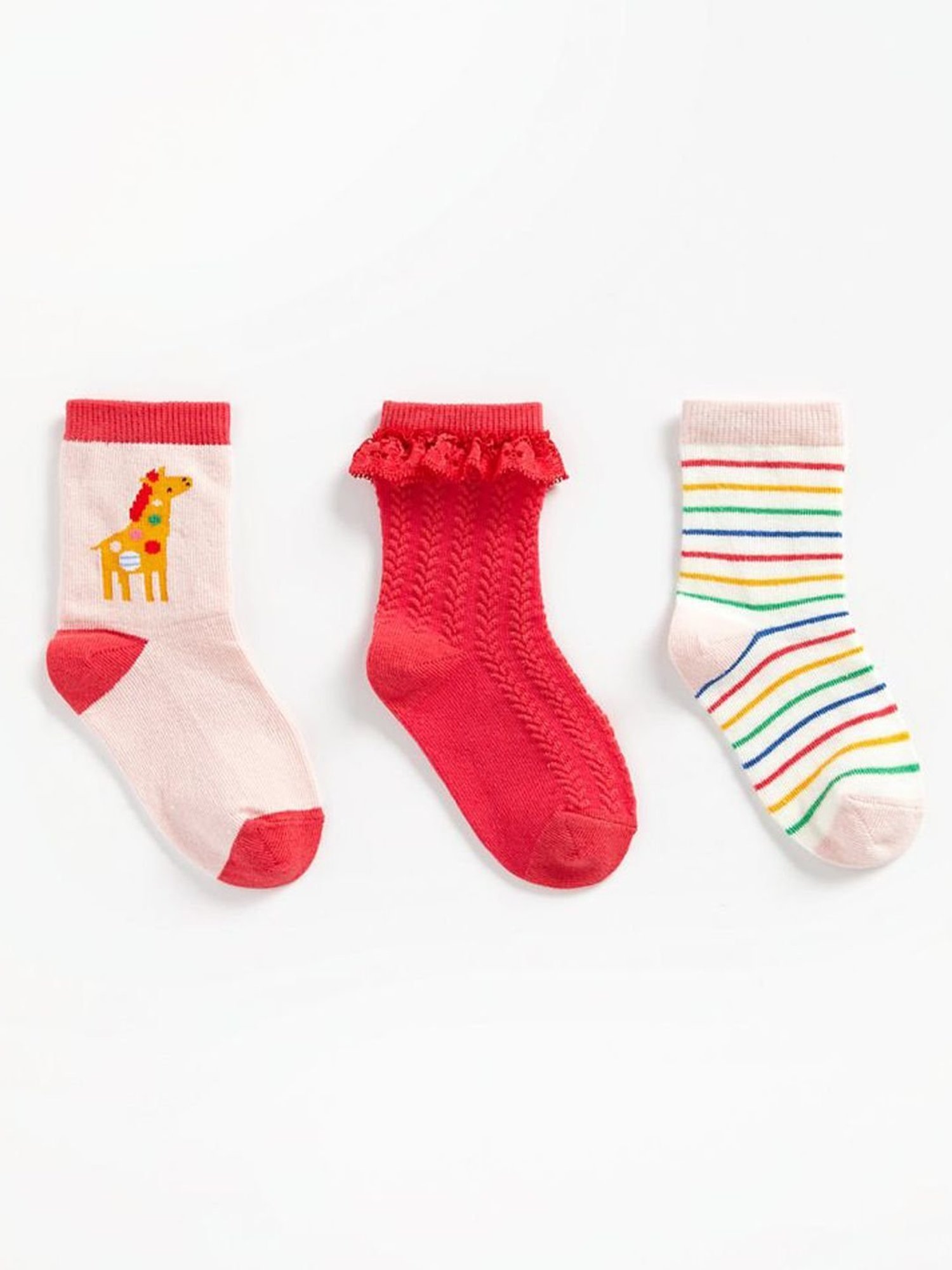 Pantaloons Junior Kids Pink Self Pattern Cap with Muffler