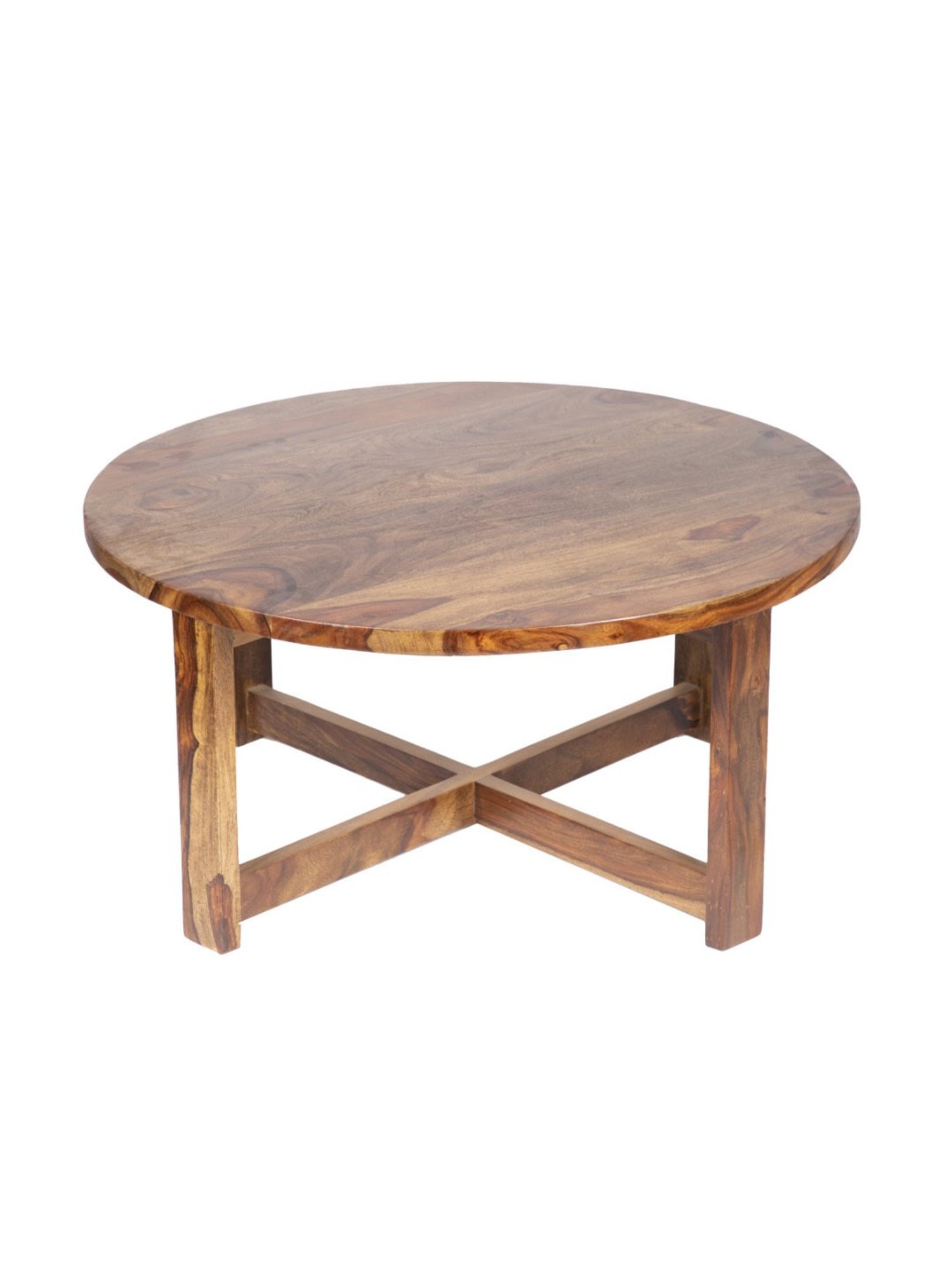 Glass Oval Living Room Metal Coffee Table - Saracina Home