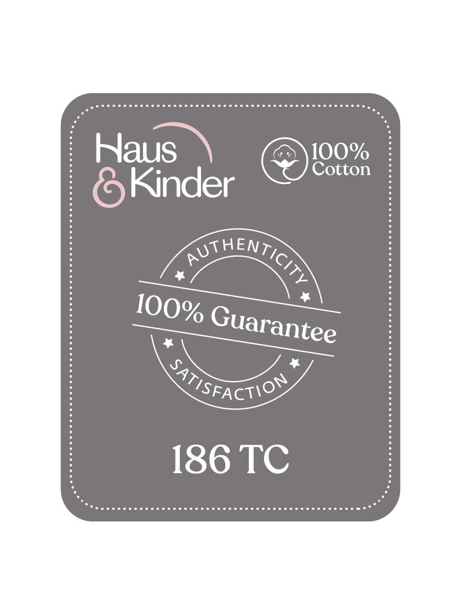 Haus & Kinder Greek Garden Romance Pink 186 TC Cotton King Bed Sheet with 2 Pillow Covers