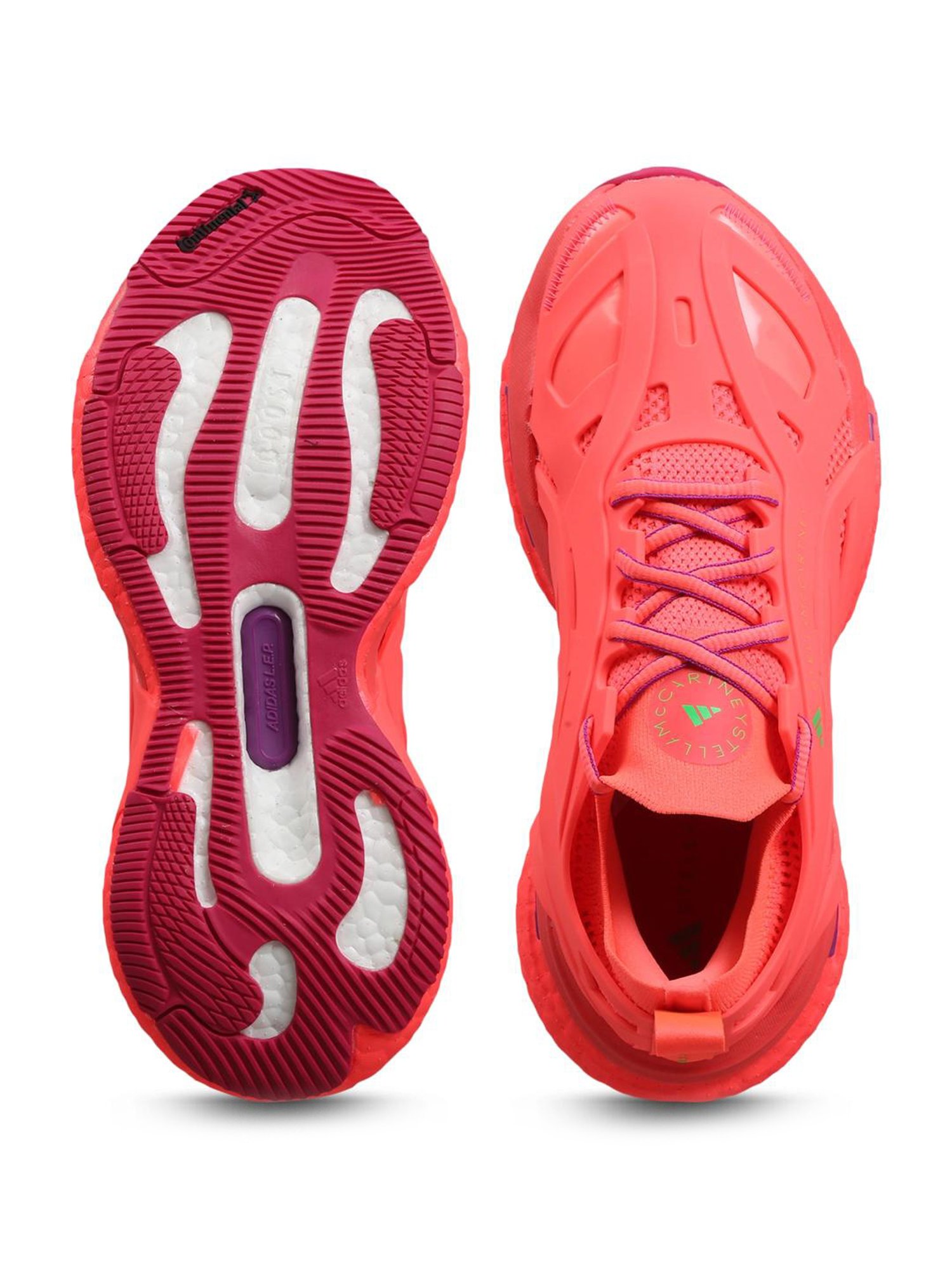 Adidas Women's aSMC SOLARGLIDE Red Running Shoes