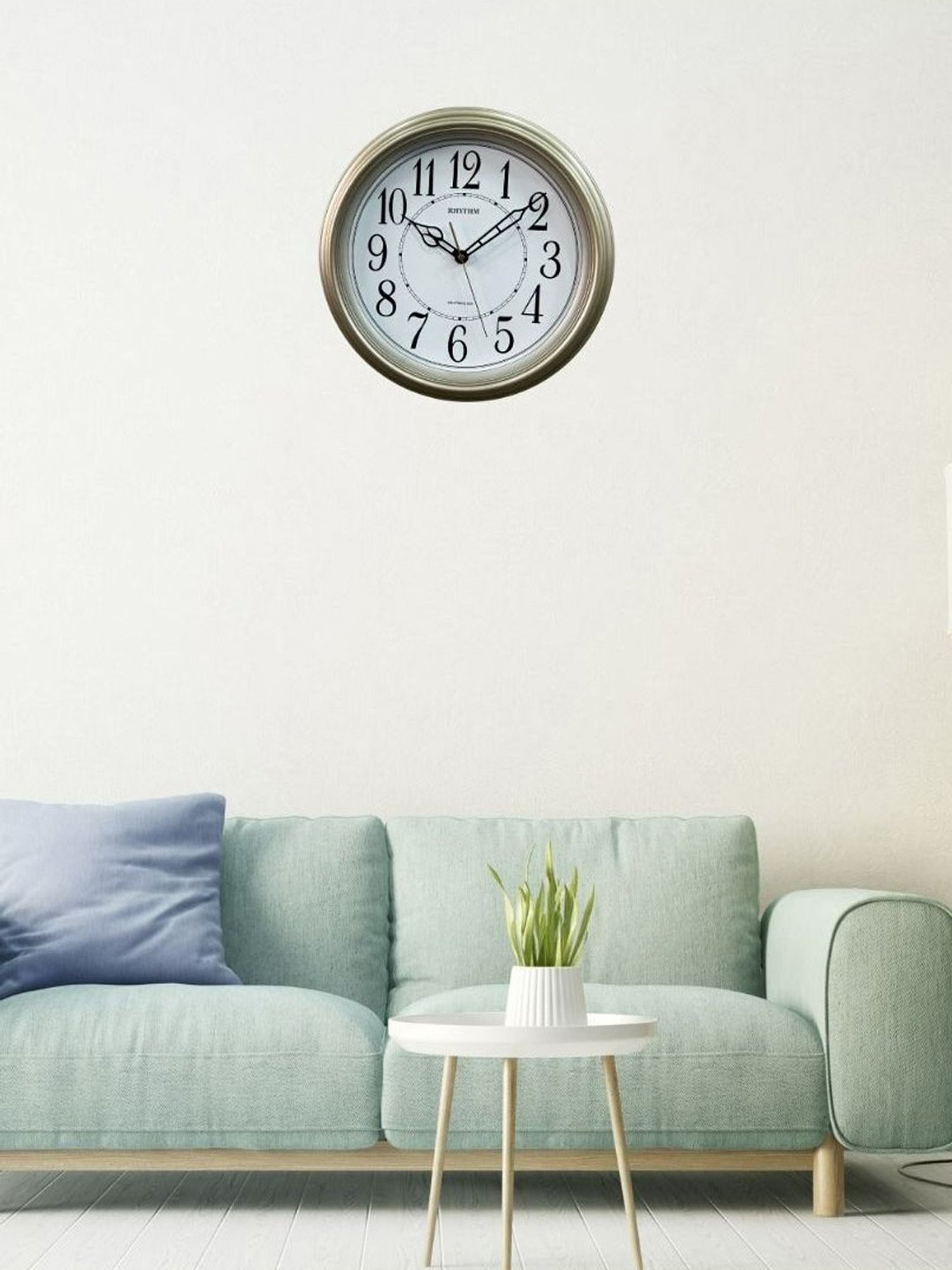 Braun Black Classic Large Analog Wall Clock With Silent Sweep Movement