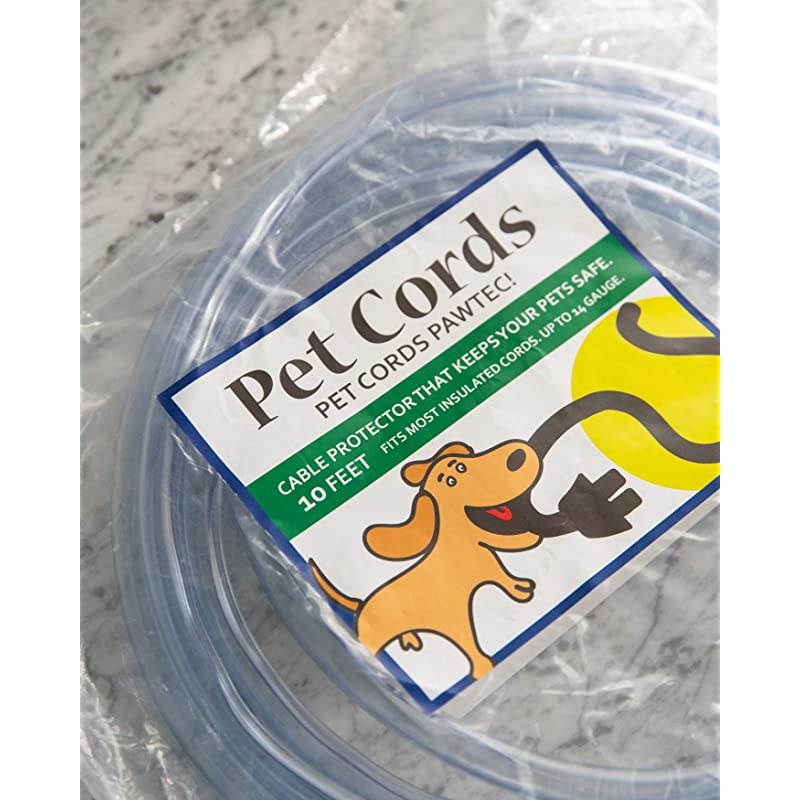 Dog and Cat Cord Protector Protects Your Pets from Chewing Through Insulated Cables up to 10ft Unscented Odorless