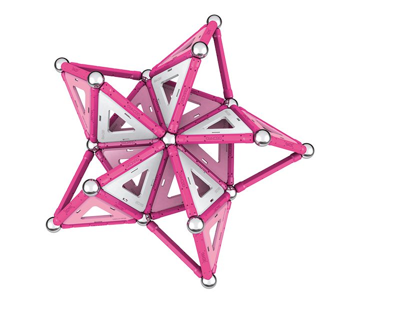 Geomag Pink Panels - 104pc Magnetic Construction Set