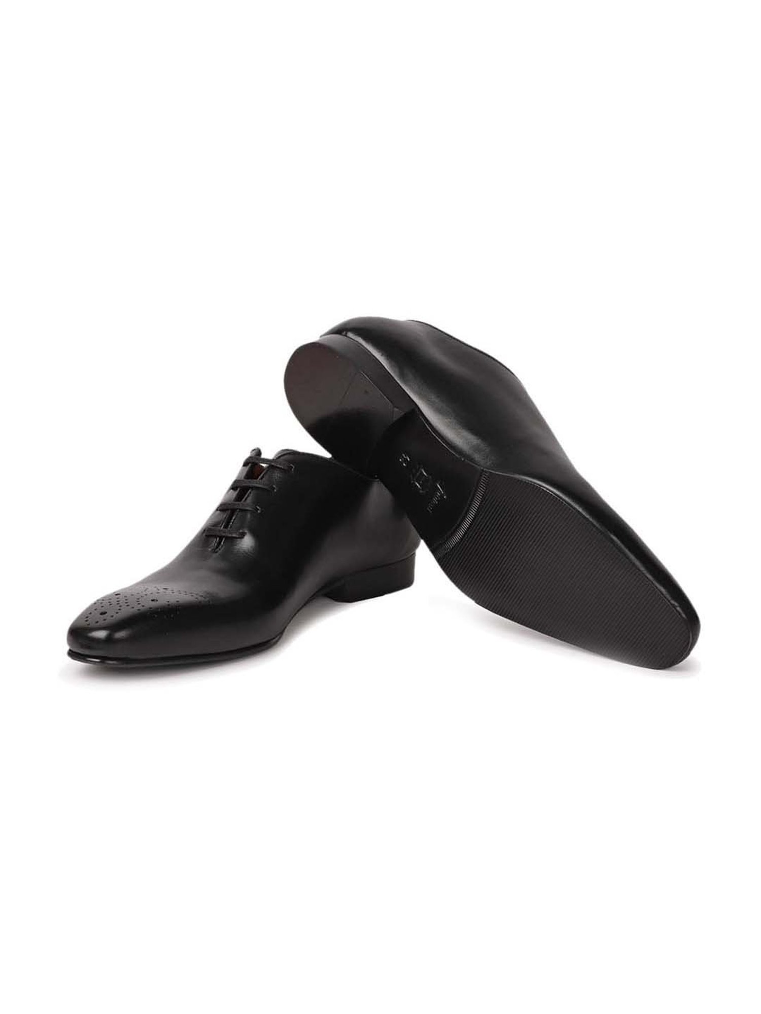 Gabicci Men's Jaguar Black Oxford Shoes