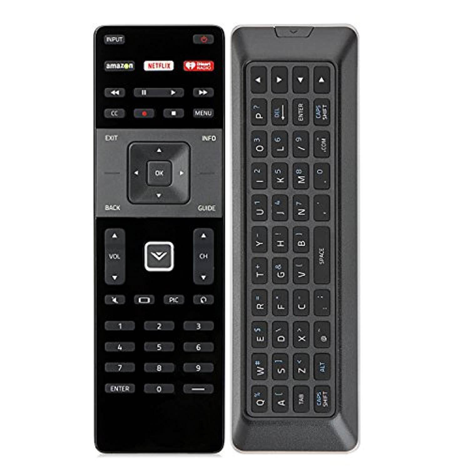 new qwerty dual side remote xrt500 with backlight fit for 2015 2016 vizio smart app internet tv