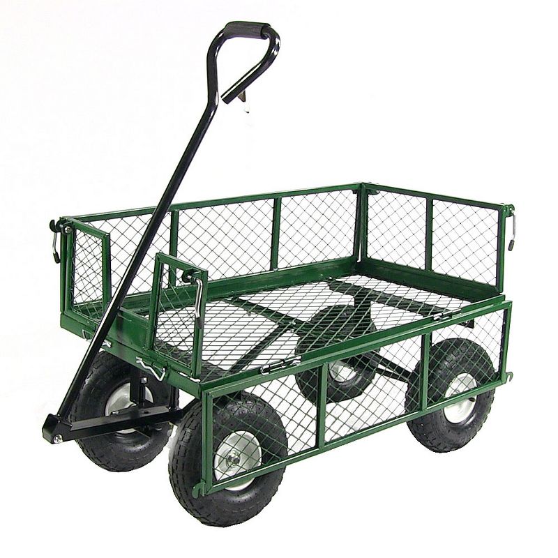 Gorilla Carts Steel Utility Garden Cart with Removable Sides Capacity