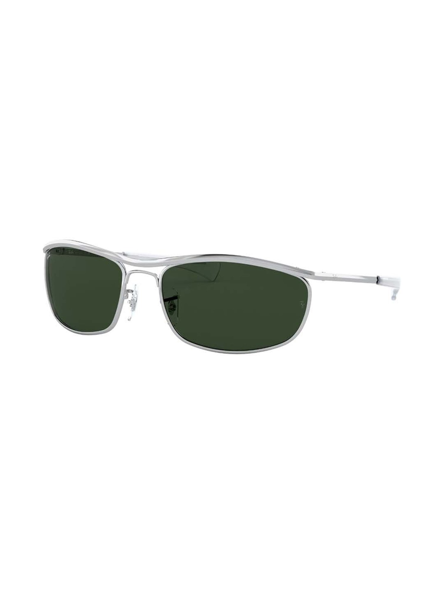 Ray-Ban Unisex UV Protected Green Lens Oval Sunglasses - 0RB3119M003/3162