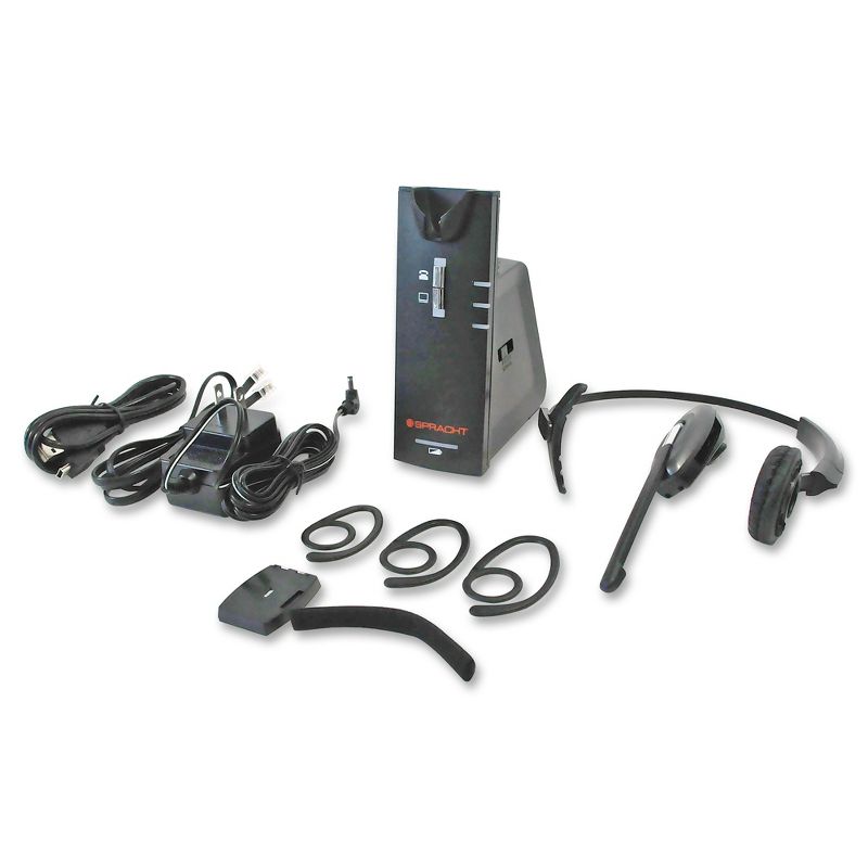 Spracht ZuM eco-DECT Pro Headset - Mono - Wireless - DECT 6.0 - 492.1 ft - Over-the-head, Over-the-ear - Monaural - Supra-aural
