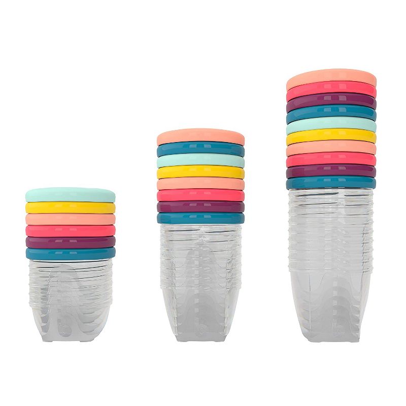 Babymoov Leak Proof BPA Free Baby Toddler Food Snack Storage Bowls with Lids