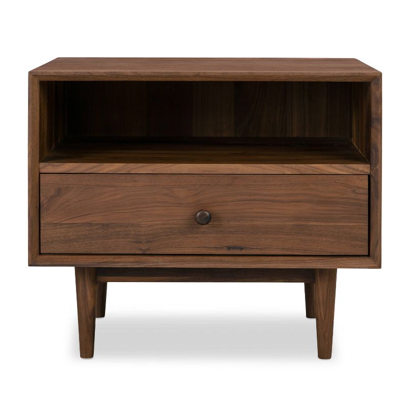 Zane Nightstand Walnut - Poly & Bark