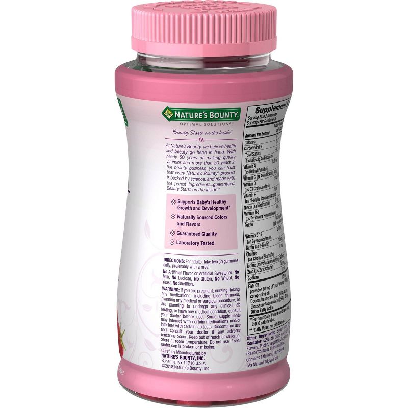 Optimal Solutions Prenatal Gummies - Strawberry - 50ct