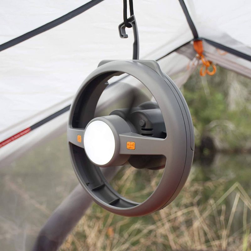 UST Brila USB Rechargeable Fan and Light with Hook