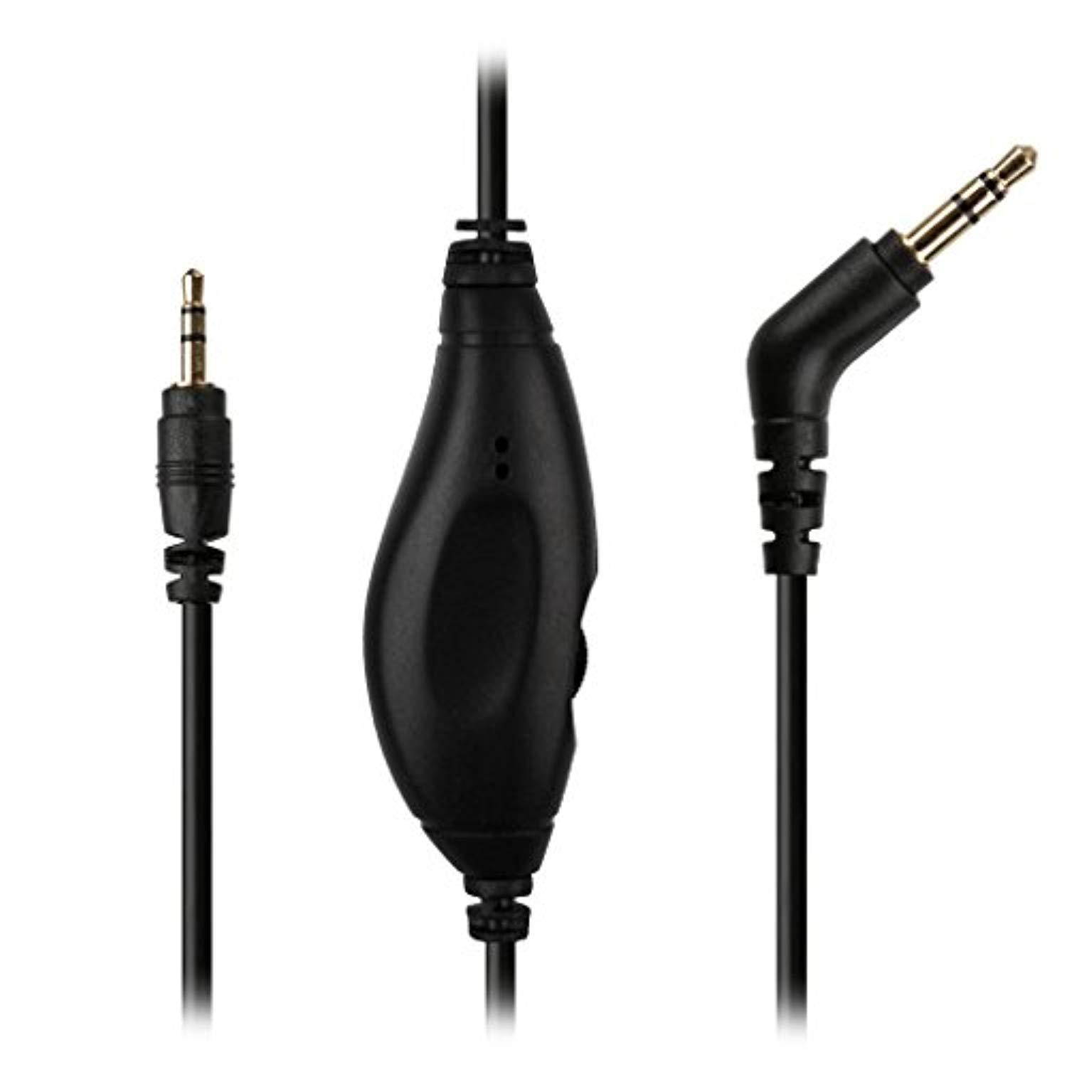 REYTID Talkback Chat Cable with Volume Control Compatible with Playstation 4 for Turtle Beach Gaming Headsets