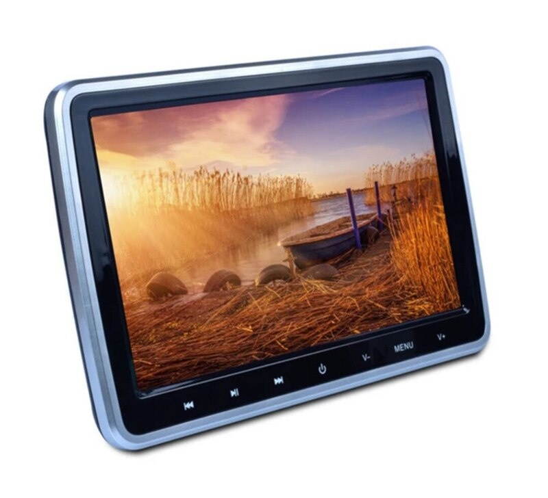 10.1 inch Car Headrest Monitor DVD Player Multimedia MP4 MP5 Video Player TFT HD LCD Touch Screen 1024x600 bluetooth/USB/FM 12V